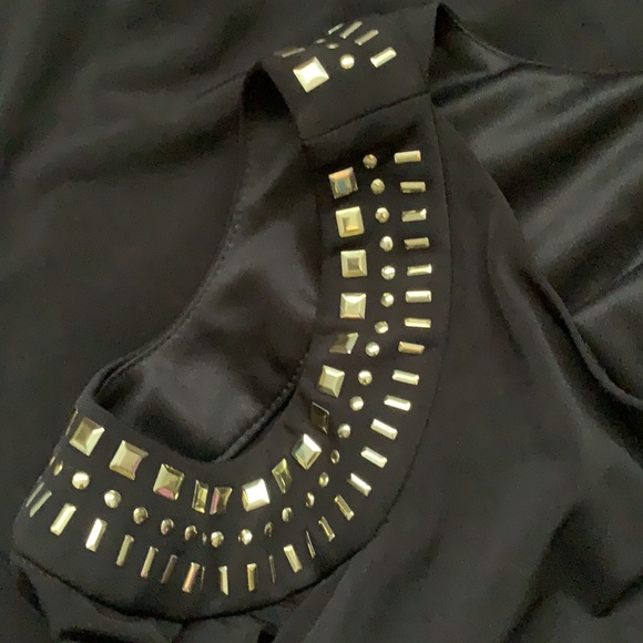 Eliza J Studded Cold Shoulder Dress - Picture 3 of 5